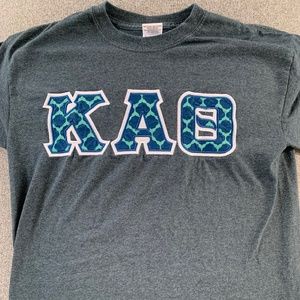 Kappa Alpha Theta letter shirt